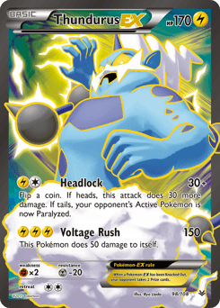 Thundurus-EX Roaring Skies #98