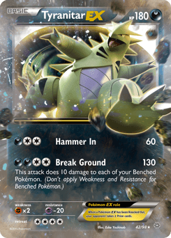 Tyranitar-EX Ancient Origins #42