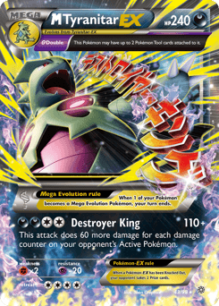 M Tyranitar-EX Ancient Origins #43