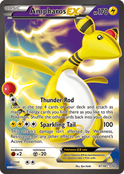 Ampharos-EX Ancient Origins #87