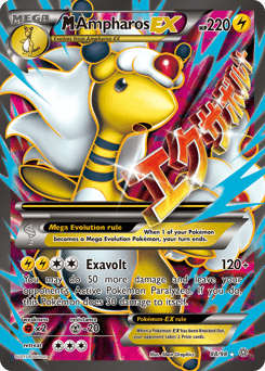 M Ampharos-EX Ancient Origins #88