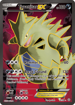 Tyranitar-EX Ancient Origins #91
