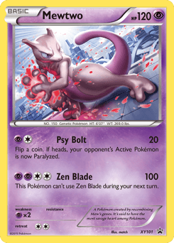 Mewtwo XY Black Star Promos #XY101