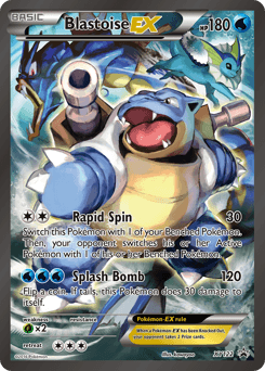 Blastoise-EX XY Black Star Promos #XY122
