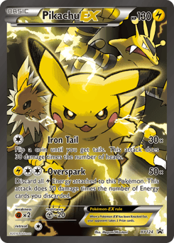 Pikachu-EX XY Black Star Promos #XY124