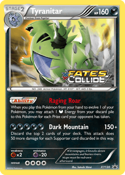 Tyranitar XY Black Star Promos #XY130