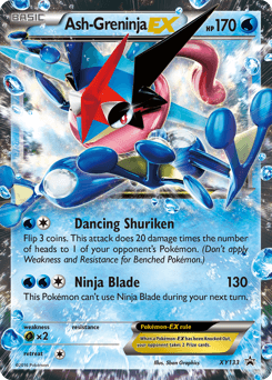 Ash-Greninja-EX XY Black Star Promos #XY133