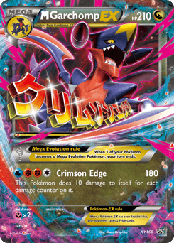 M Garchomp-EX XY Black Star Promos #XY168
