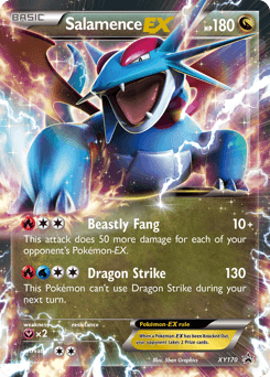 Salamence-EX XY Black Star Promos #XY170