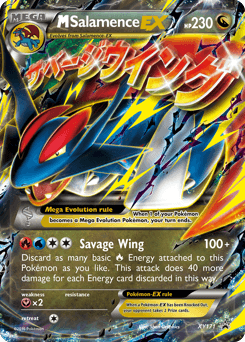 M Salamence-EX XY Black Star Promos #XY171