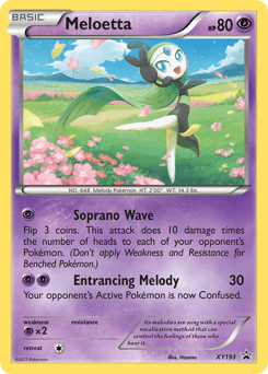 Meloetta XY Black Star Promos #XY193