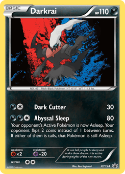 Darkrai XY Black Star Promos #XY194