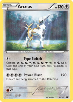 Arceus XY Black Star Promos #XY197