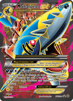 M Sharpedo-EX XY Black Star Promos #XY200a
