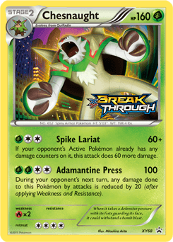 Chesnaught XY Black Star Promos #XY68