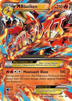 M Blaziken-EX XY Black Star Promos #XY86