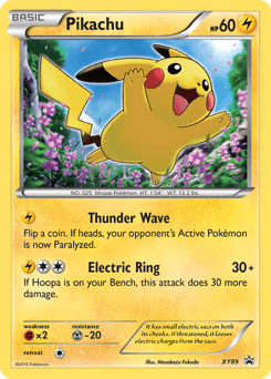 Pikachu XY Black Star Promos #XY89