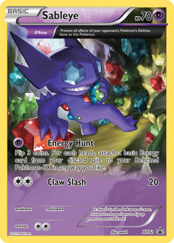 Sableye XY Black Star Promos #XY92