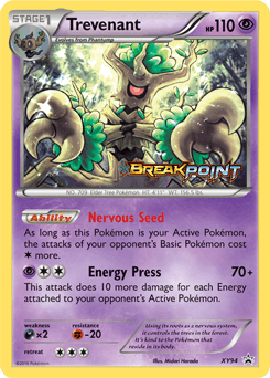 Trevenant XY Black Star Promos #XY94