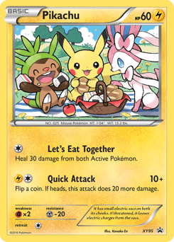 Pikachu XY Black Star Promos #XY95