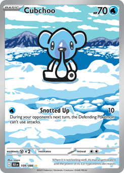 Cubchoo Black Bolt #109