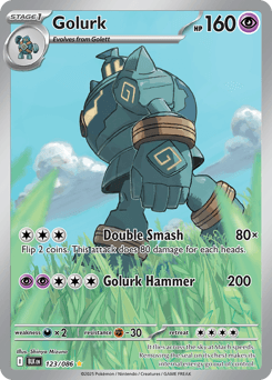 Golurk Black Bolt #123