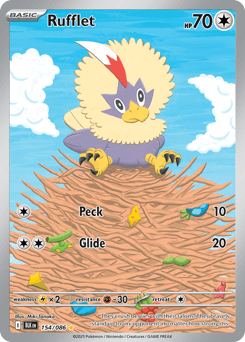 Rufflet Black Bolt #154