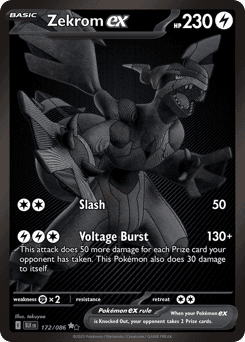 Zekrom ex Black Bolt #172