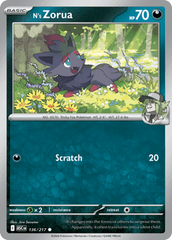 N's Zorua Ascended Heroes #136