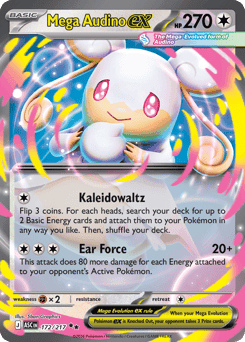 Mega Audino ex Ascended Heroes #172