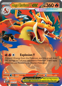 Mega Charizard Y ex Ascended Heroes #22