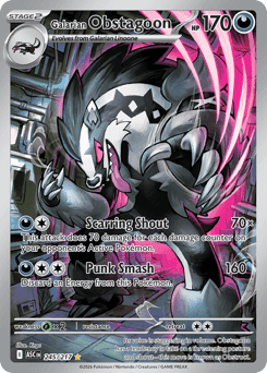 Galarian Obstagoon Ascended Heroes #245