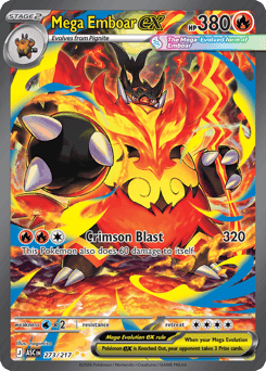 Mega Emboar ex Ascended Heroes #273