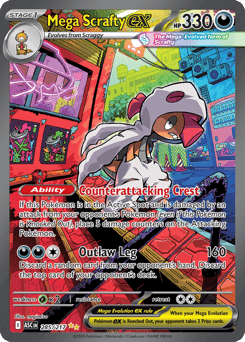 Mega Scrafty ex Ascended Heroes #285