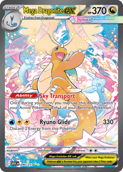 Mega Dragonite ex Ascended Heroes #290