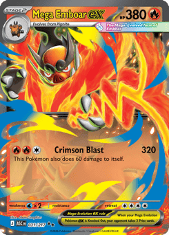 Mega Emboar ex Ascended Heroes #31
