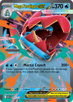 Mega Feraligatr ex Ascended Heroes #43