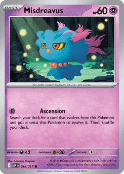 Misdreavus Ascended Heroes #85