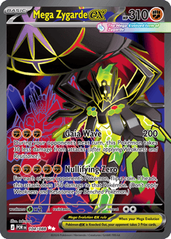 Mega Zygarde ex Perfect Order #104