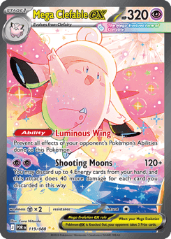Mega Clefable ex Perfect Order #119