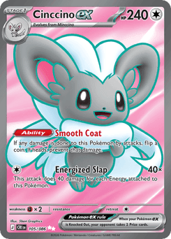 Cinccino ex Chaos Rising #105