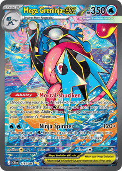 Mega Greninja ex Chaos Rising #116