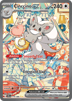 Cinccino ex Chaos Rising #119
