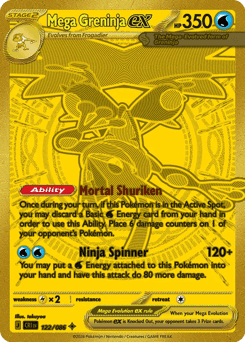 Mega Greninja ex Chaos Rising #122