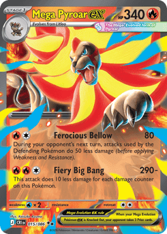 Mega Pyroar ex Chaos Rising #15