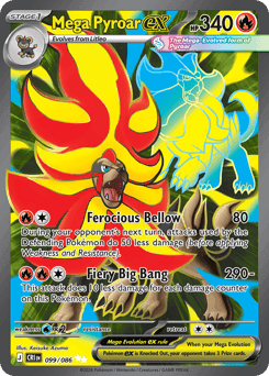 Mega Pyroar ex Chaos Rising #99