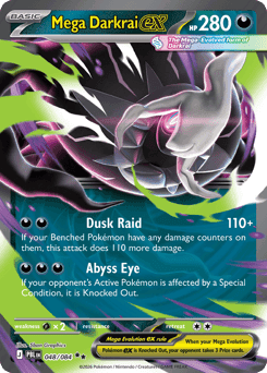 Mega Darkrai ex Pitch Black #48