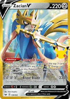 Zacian V 30th Celebration: Classic Collection #138