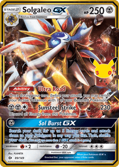 Solgaleo-GX 30th Celebration: Classic Collection #89