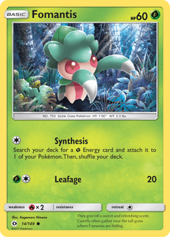 Fomantis Sun & Moon #14